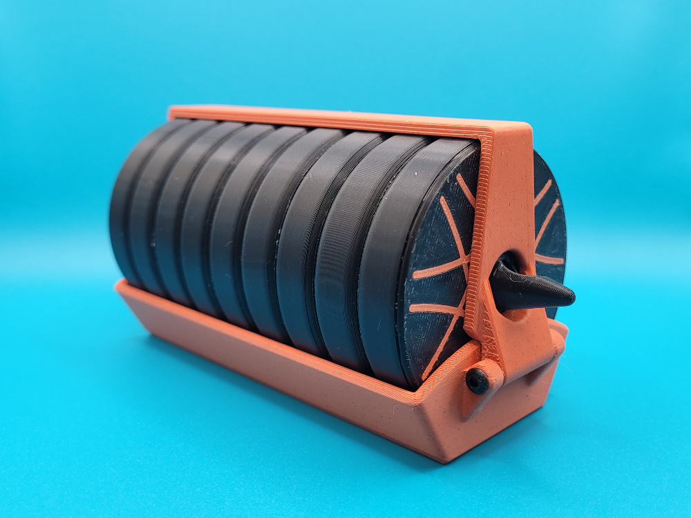 Sewing weights in storage case