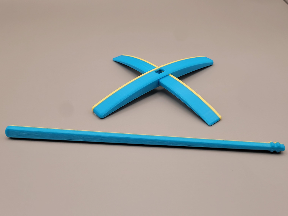 Medium spindle, partially disassembled